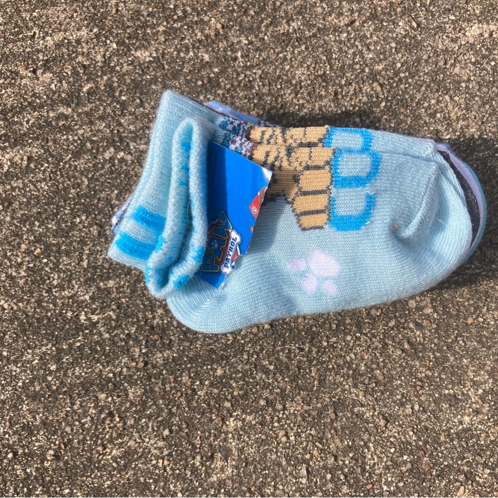 Paw Patrol Light Blue Infant Baby Casual Socks 5-pairs (J)